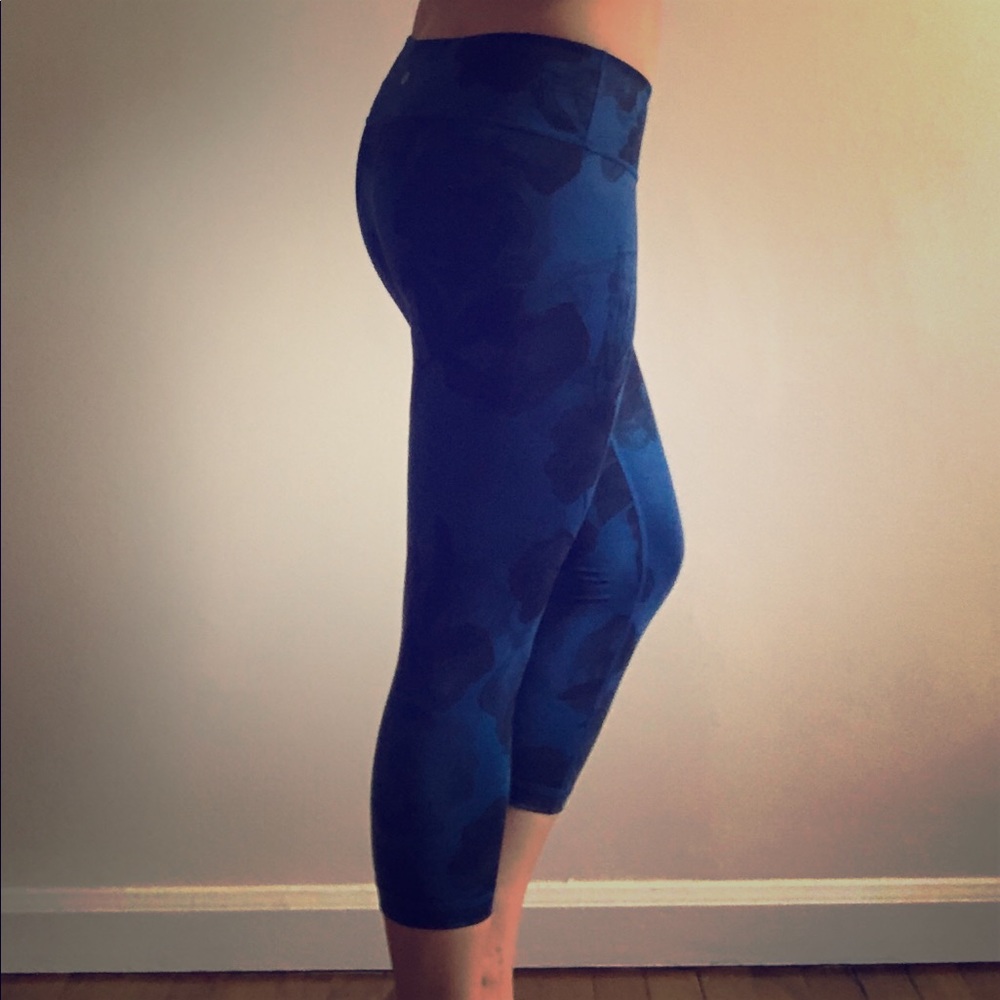 Lululemon Capri length floral leggings